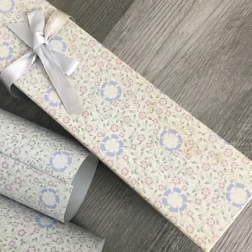 ✨Vintage Scented Blue Floral Drawer Liner Paper in Box - Picture 4 of 8